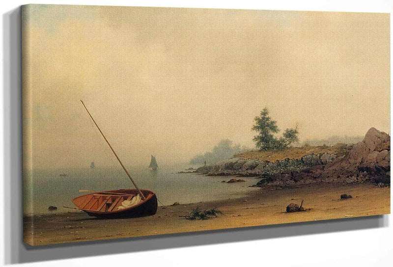 The Stranded Boat 1863 By Martin Johnson Heade Fine Art Print