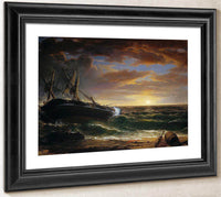 The Stranded Ship By Asher B Durand Fine Art Print