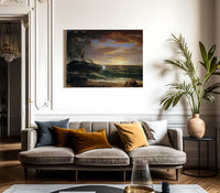 The Stranded Ship By Asher B Durand Fine Art Print