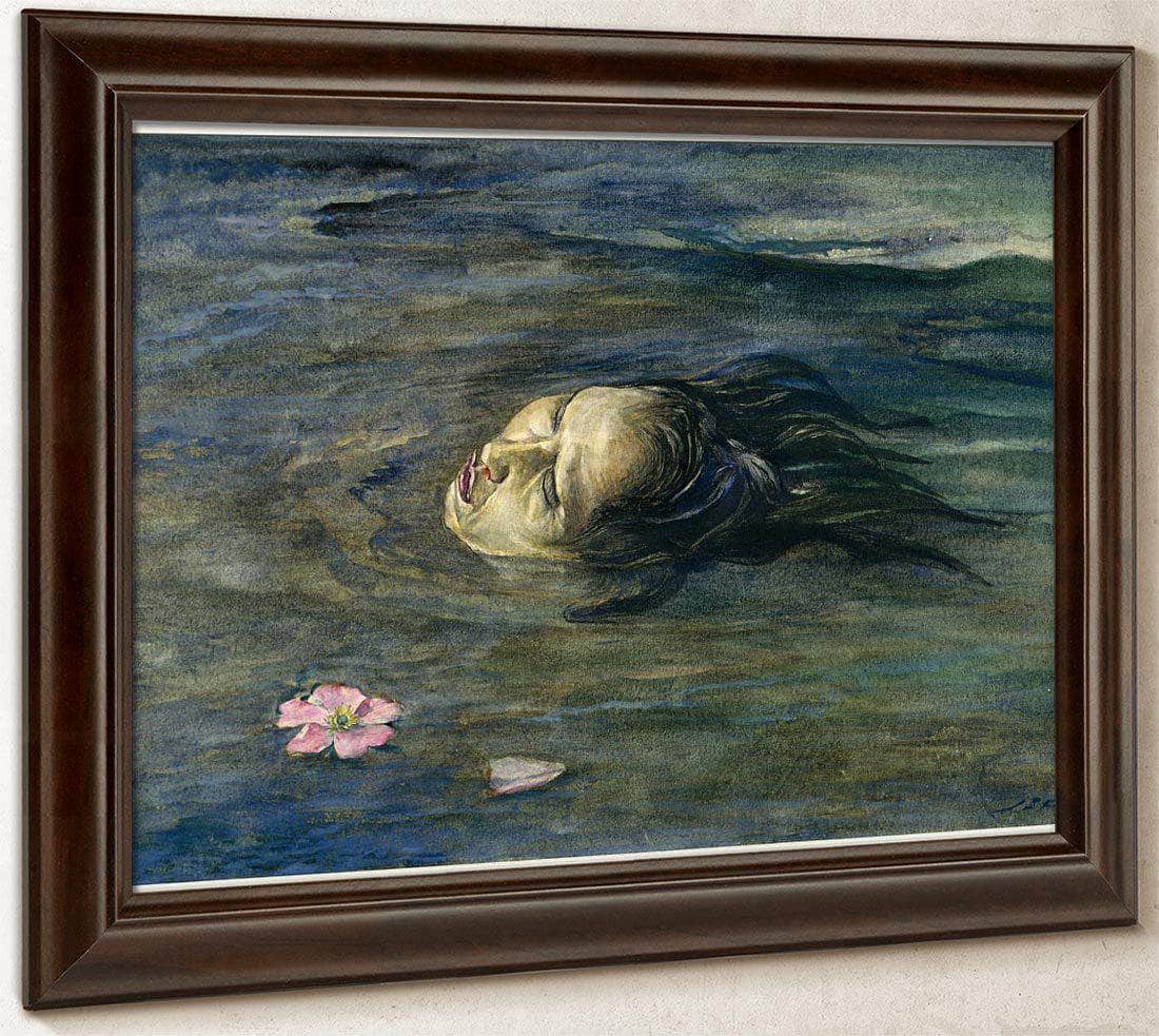 The Strange Thing Little Kiosai Saw In The River By John La Farge Fine Art Print