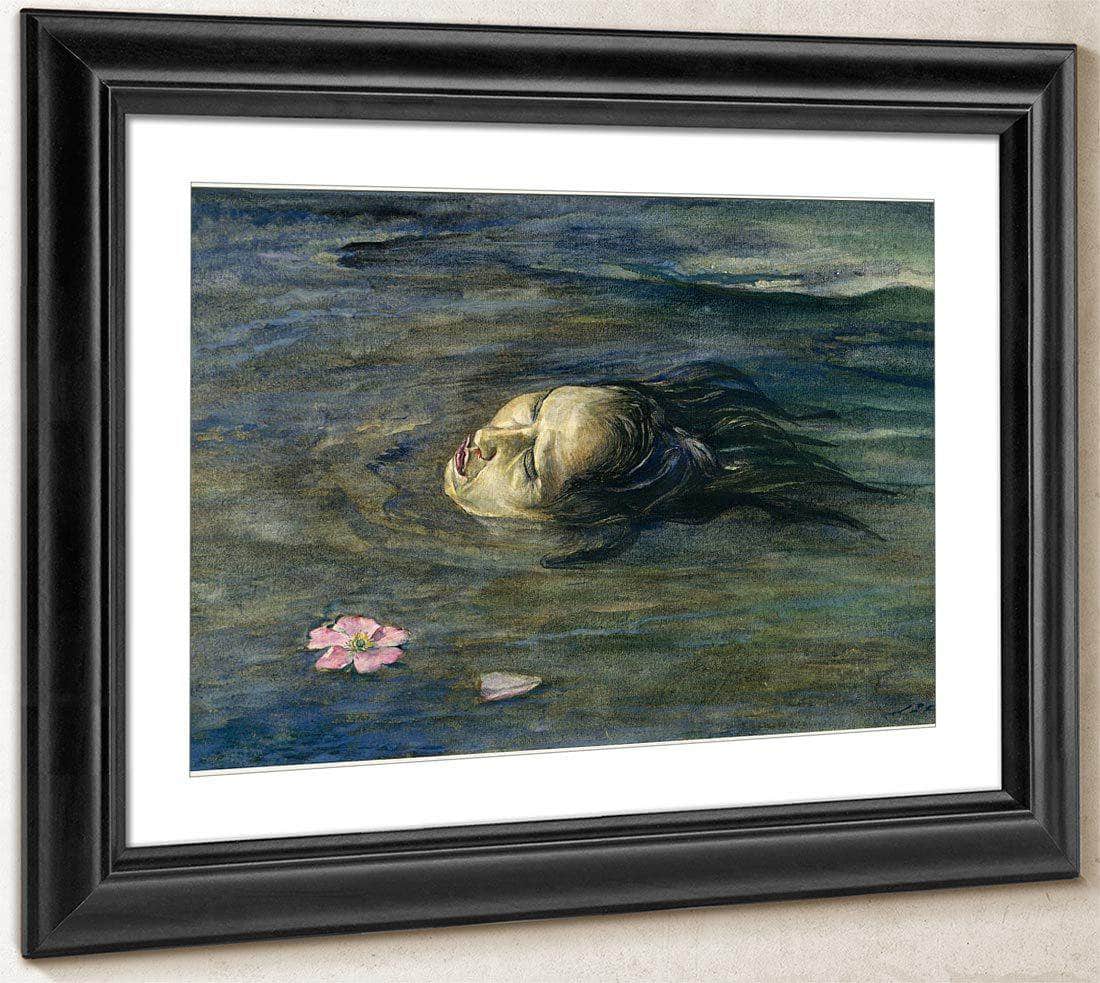 The Strange Thing Little Kiosai Saw In The River By John La Farge Fine Art Print