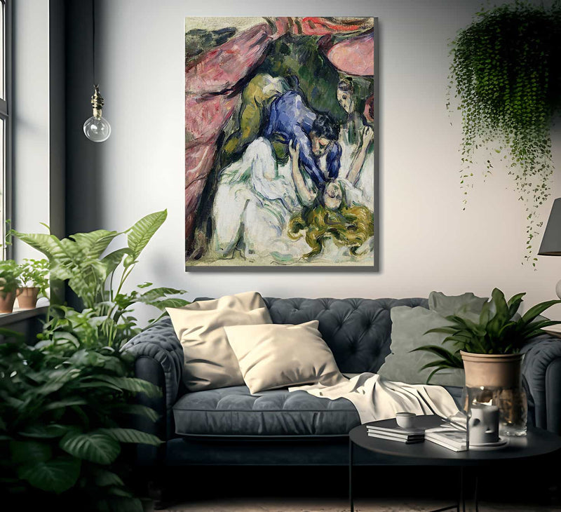 The Strangled Woman By Paul Cezanne Fine Art Print