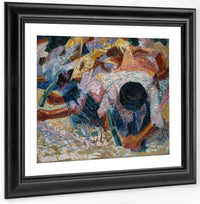 The Street Pavers 1914 Oil On Canvas 100X100Cm Met By Umberto Boccioni Fine Art Print