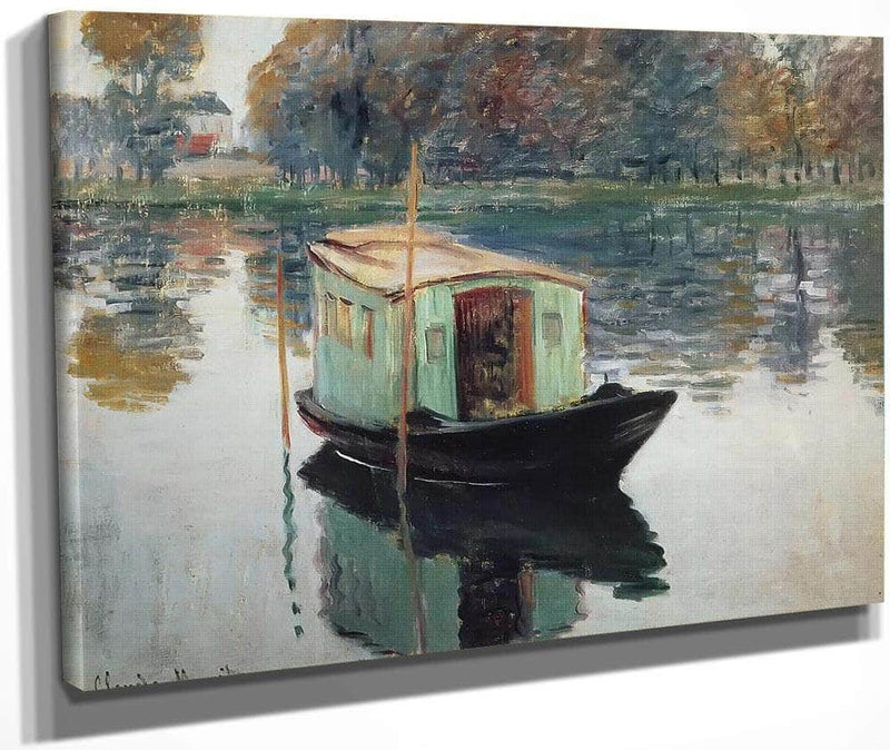 The Studio Boat By Edouard Manet Fine Art Print
