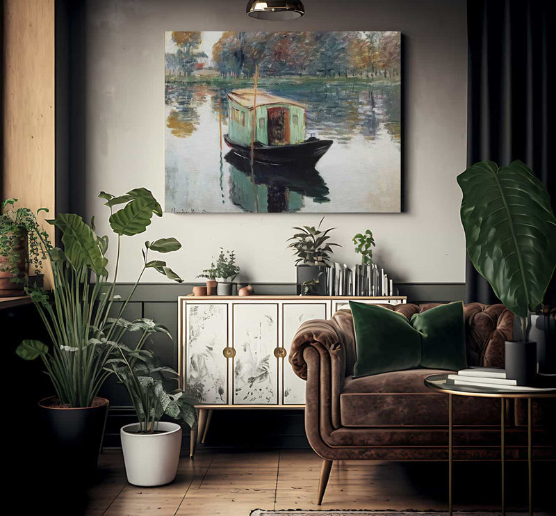 The Studio Boat By Edouard Manet Fine Art Print