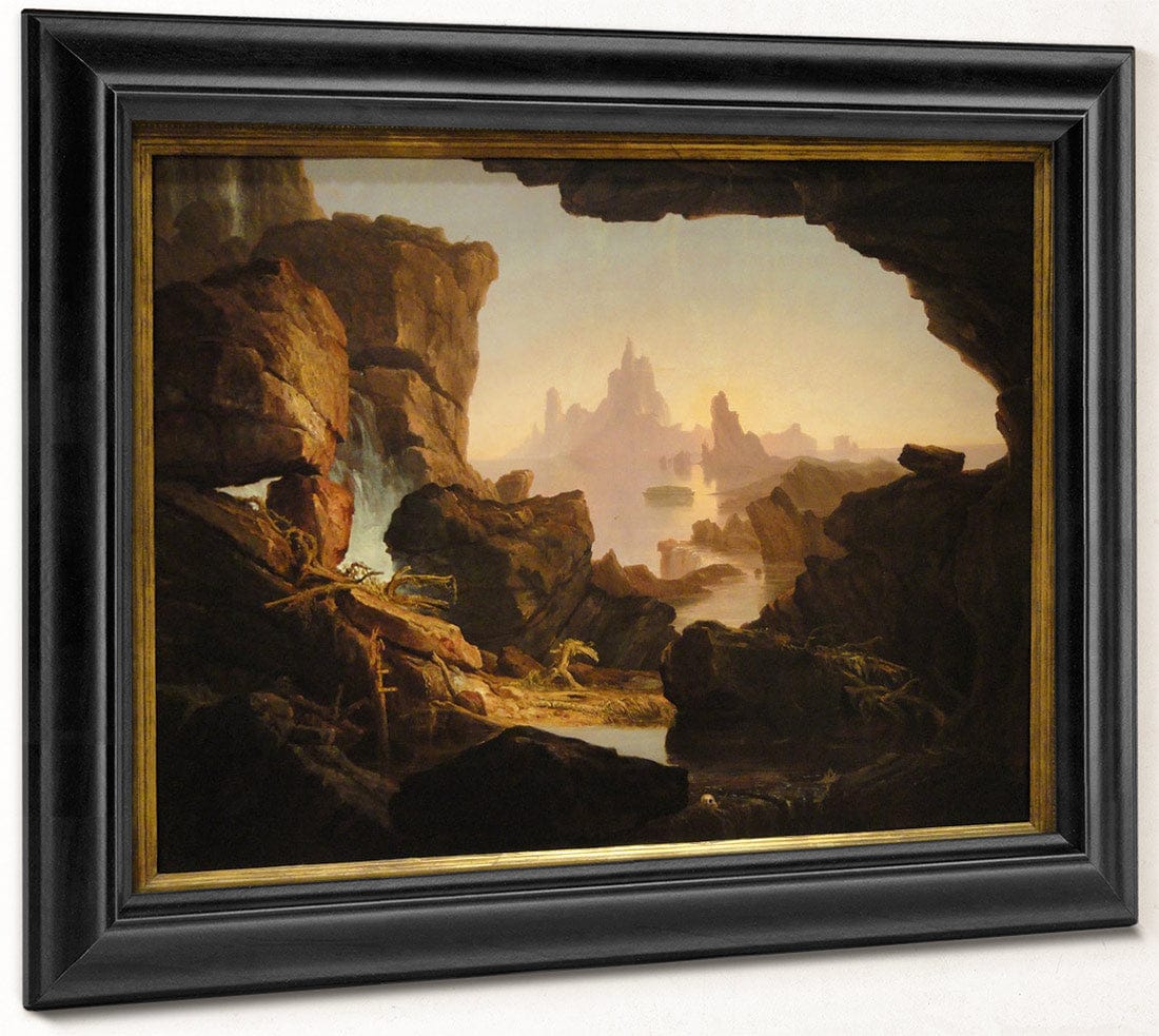 The Subsiding Of The Waters Of The Deluge 1829 By Thomas Cole By Thomas Cole Fine Art Print
