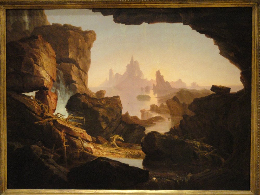 The Subsiding Of The Waters Of The Deluge 1829 By Thomas Cole By Thomas Cole Fine Art Print