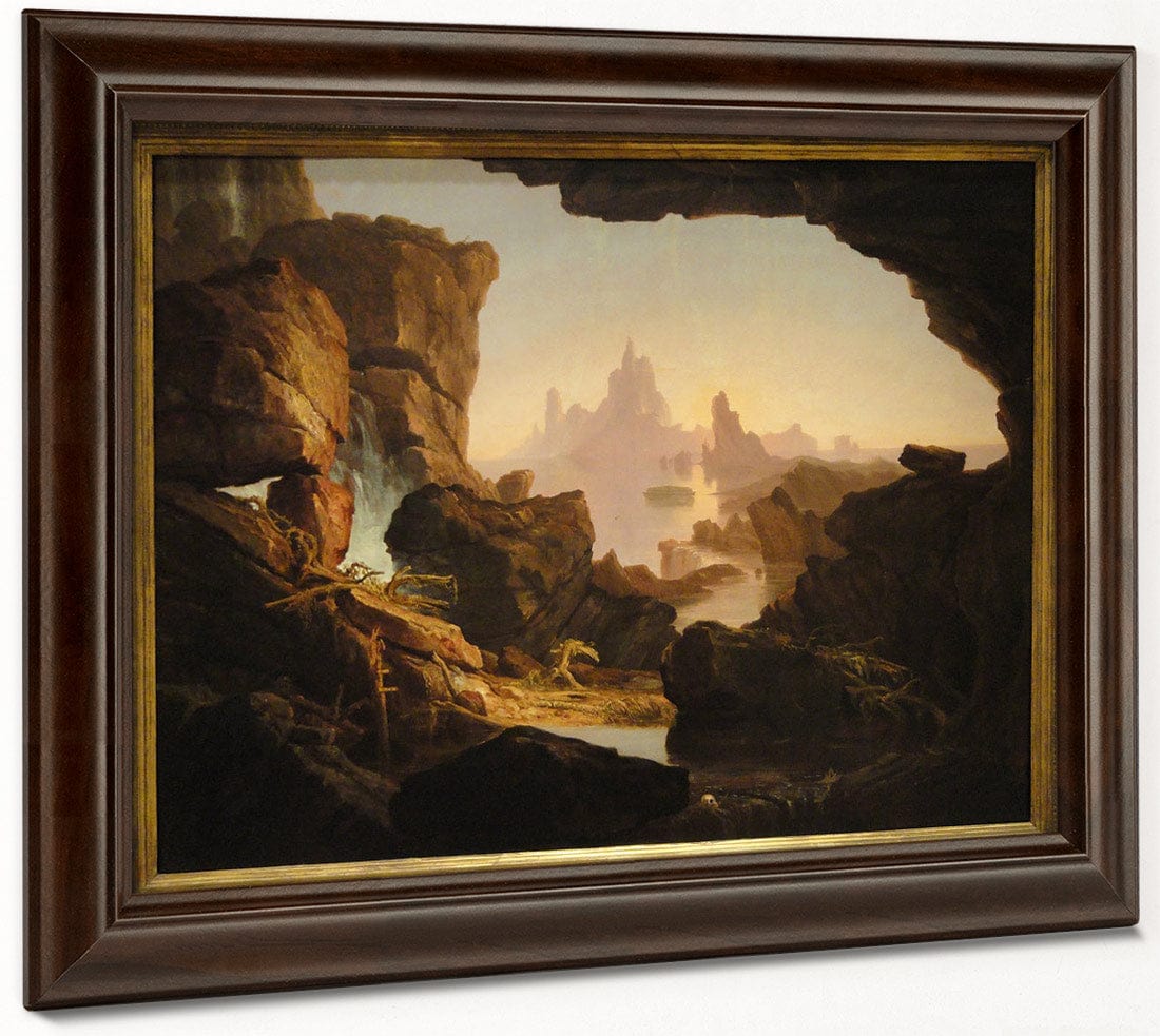 The Subsiding Of The Waters Of The Deluge 1829 By Thomas Cole By Thomas Cole Fine Art Print