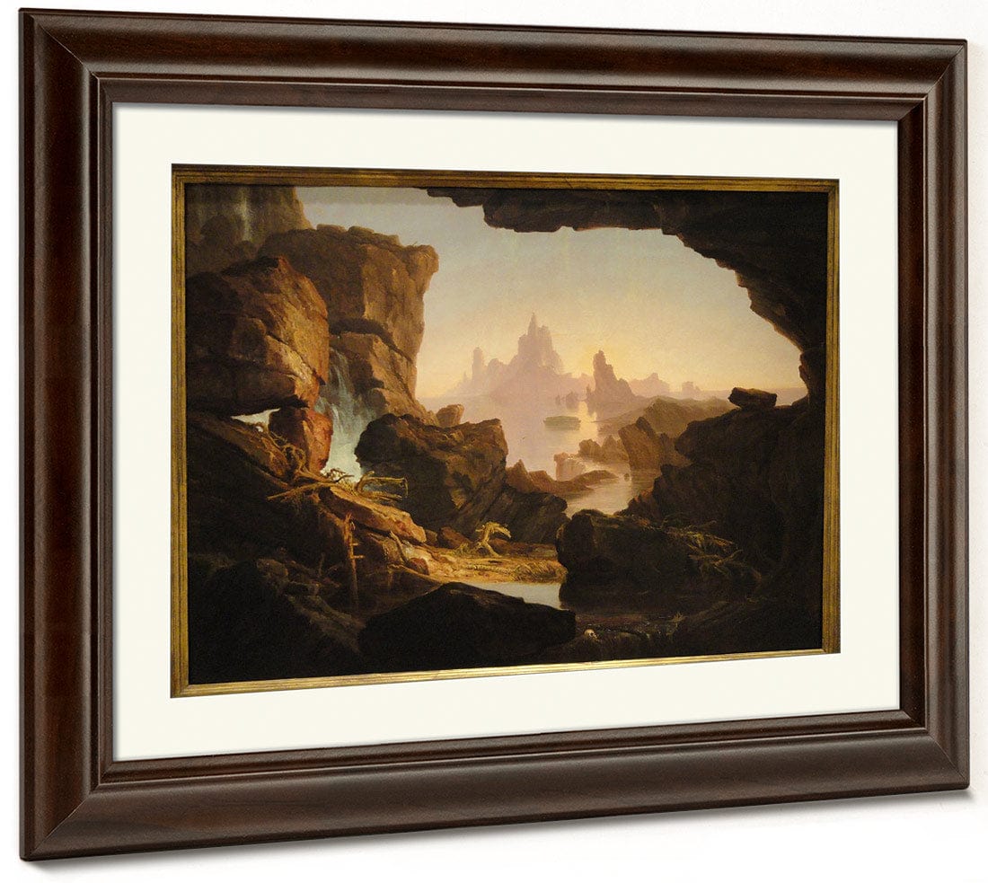 The Subsiding Of The Waters Of The Deluge 1829 By Thomas Cole By Thomas Cole Fine Art Print
