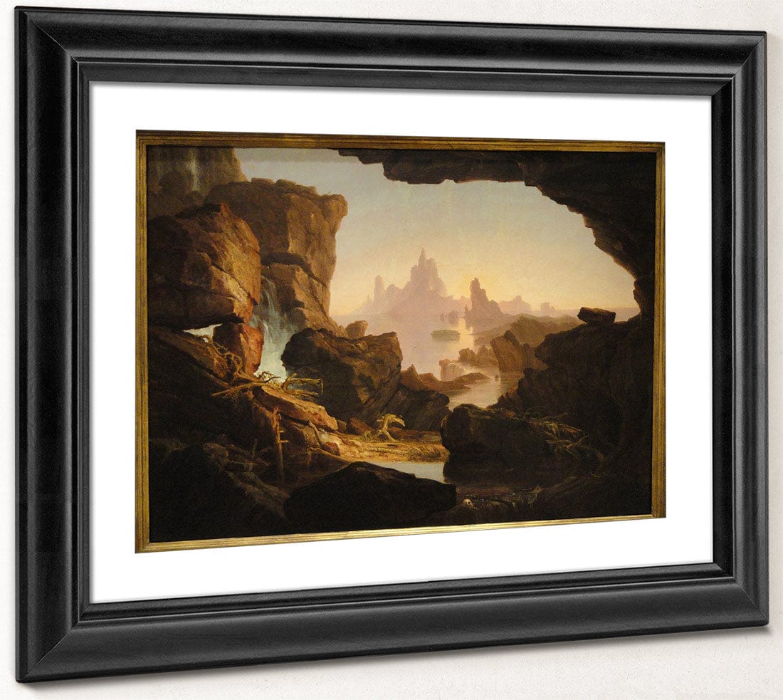 The Subsiding Of The Waters Of The Deluge 1829 By Thomas Cole By Thomas Cole Fine Art Print