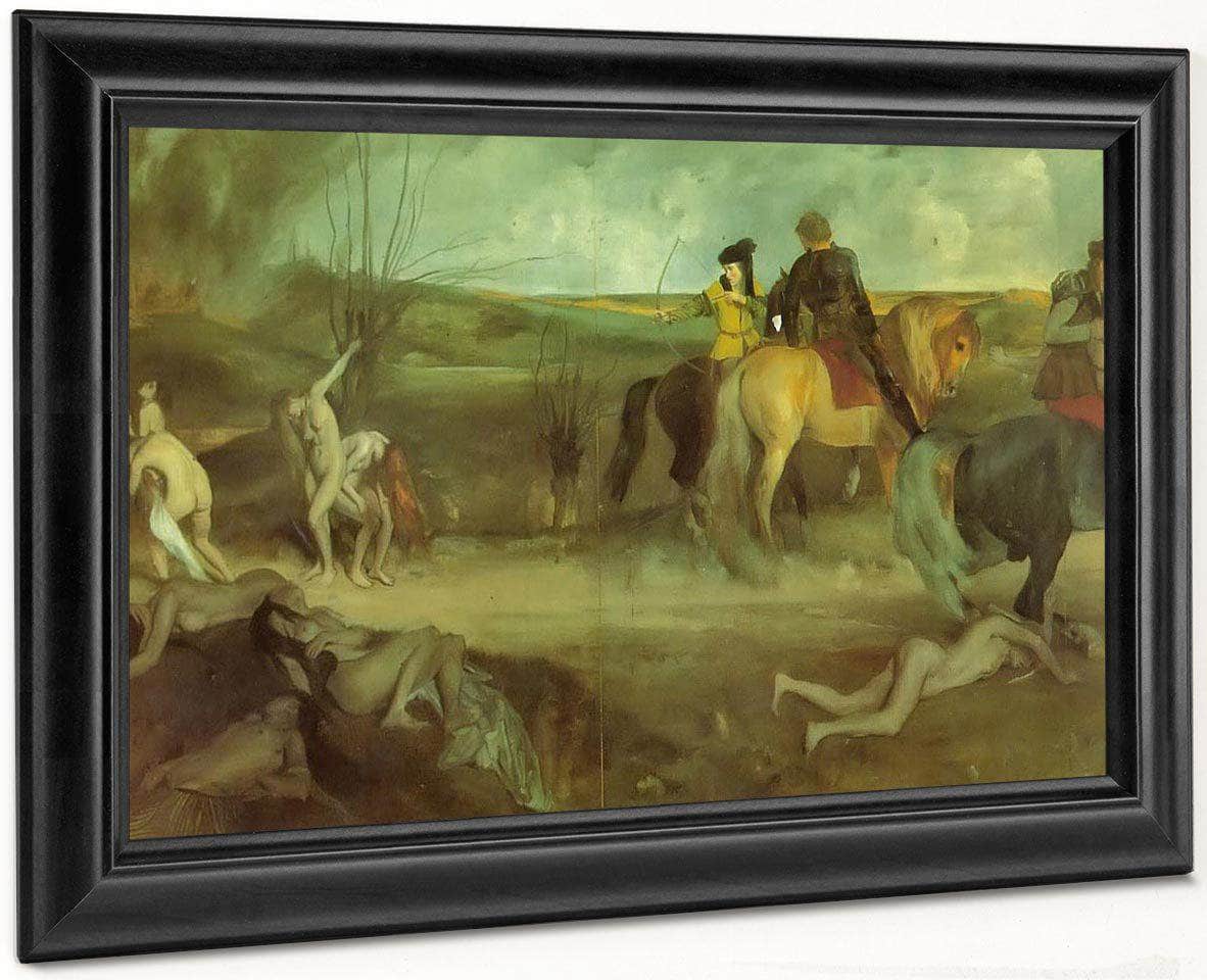 The Sufferings of the City of New Orleans By Edgar Degas Fine Art Print