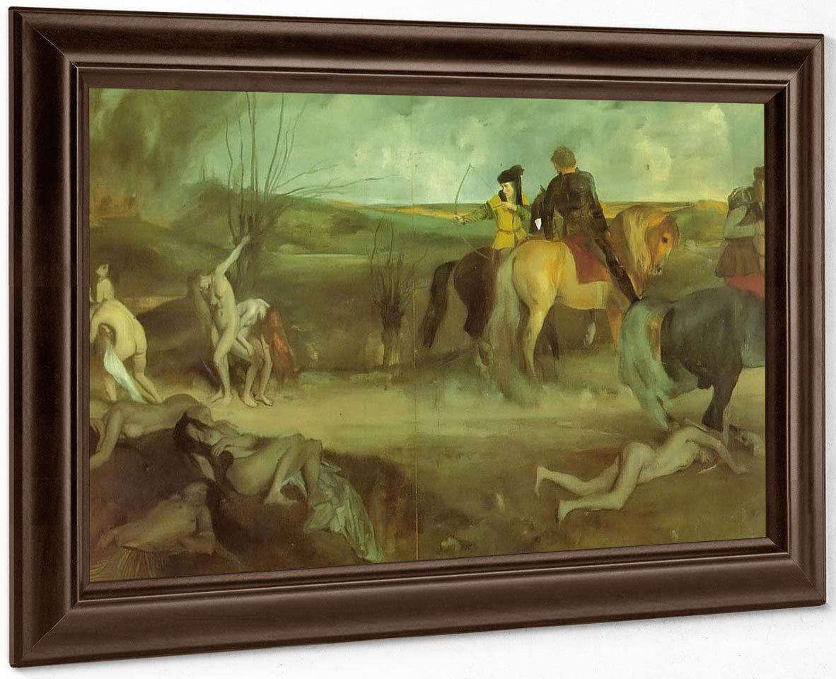 The Sufferings of the City of New Orleans By Edgar Degas Fine Art Print