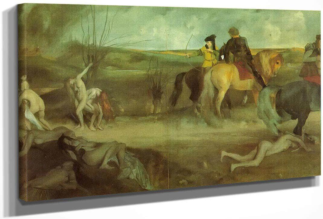 The Sufferings of the City of New Orleans By Edgar Degas Fine Art Print