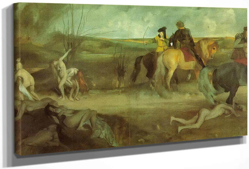 The Sufferings of the City of New Orleans By Edgar Degas Fine Art Print