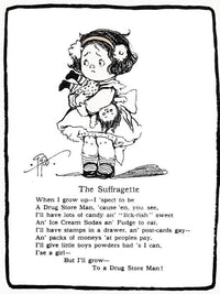 The Suffragette By Grace G Drayton Fine Art Print