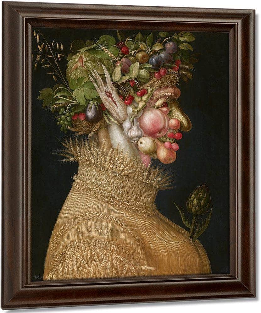 The Summer  From The Four Seasons 1563 By Giuseppe Arcimboldo Fine Art Print