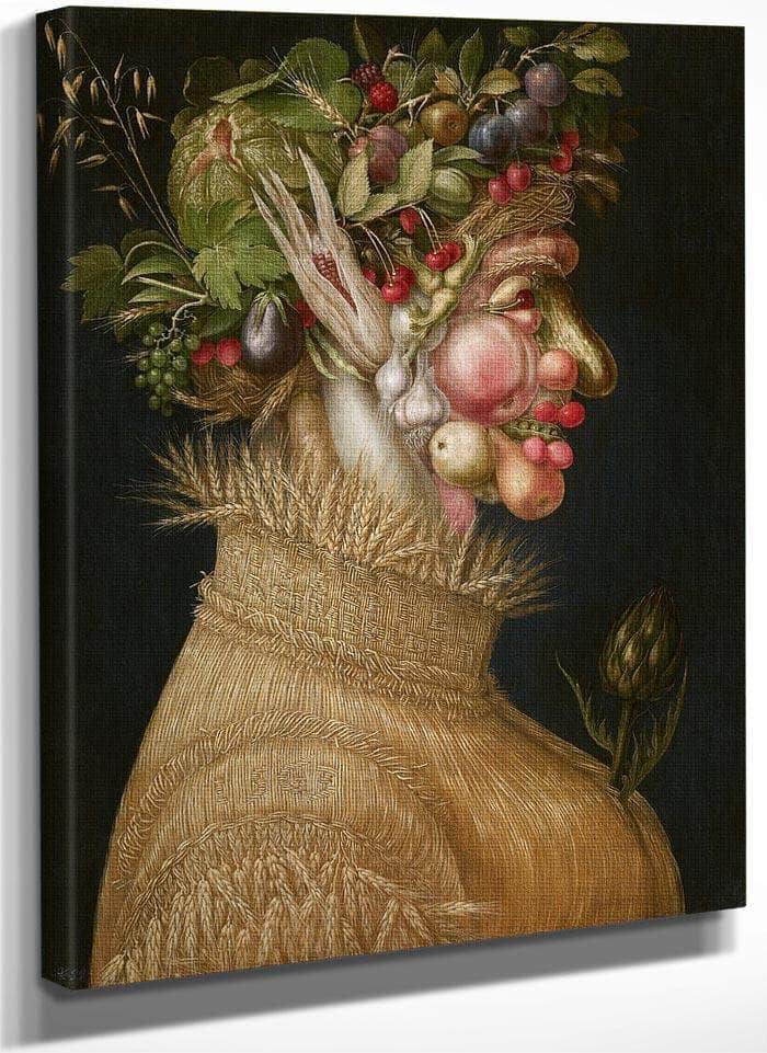 The Summer  From The Four Seasons 1563 By Giuseppe Arcimboldo Fine Art Print