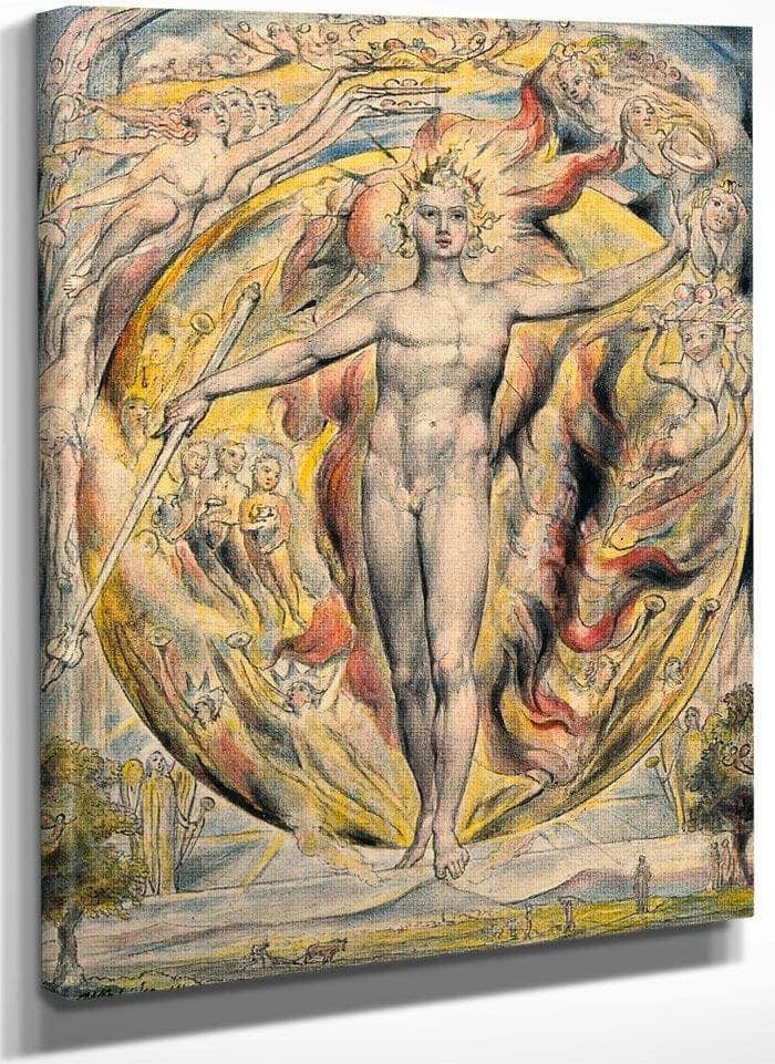 The Sun At His Eastern Gate 1816 1820 By William Blake Fine Art Print