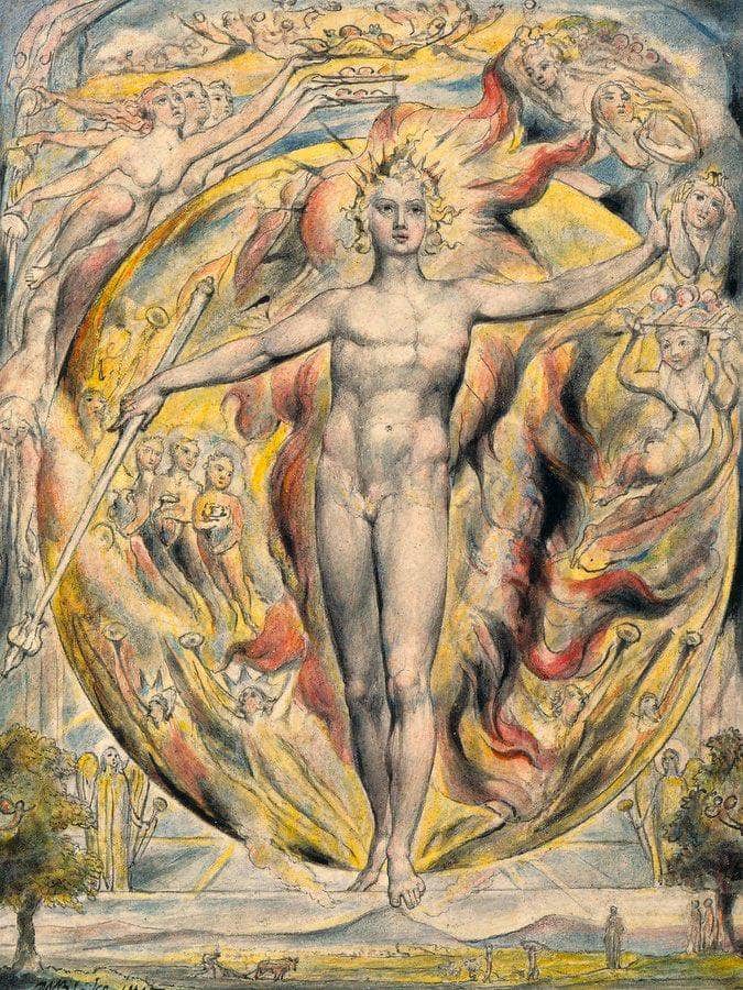 The Sun At His Eastern Gate 1816 1820 By William Blake Fine Art Print
