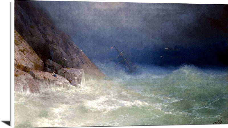 The Survivor Painting Ivan Aivazovsky Canvas Art Fine Art Print