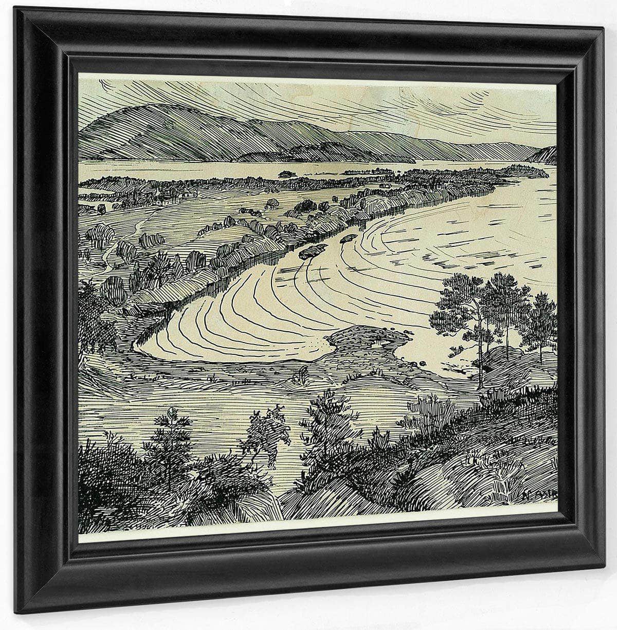 The Svanøy Bay (Also Known As Svanøybukten) 1 By Nicolai Astrup Fine Art Print