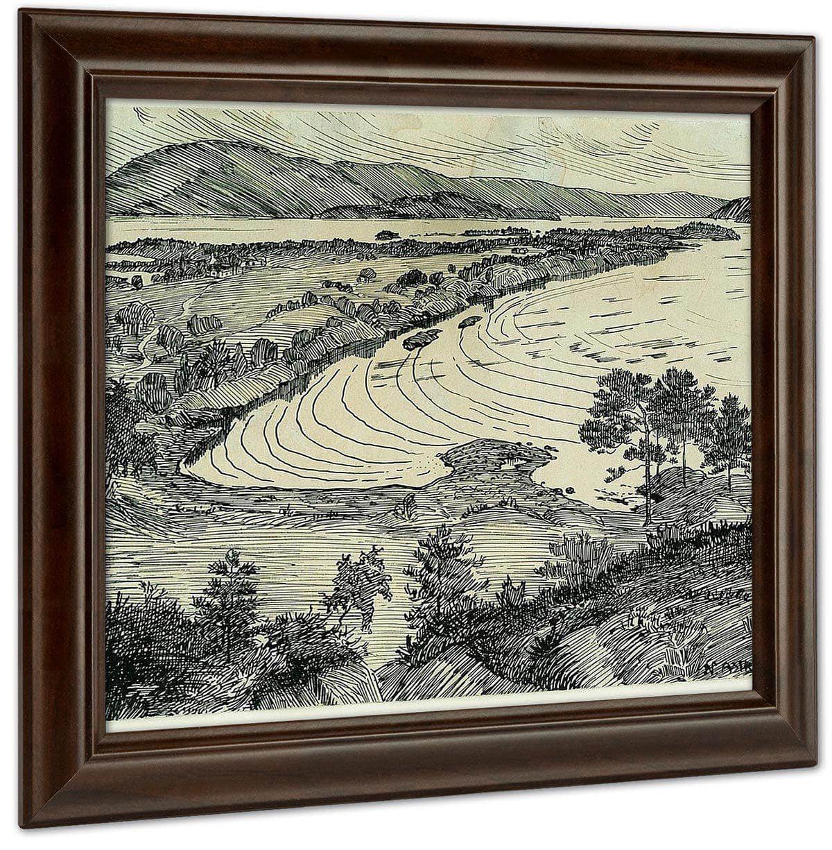 The Svanøy Bay (Also Known As Svanøybukten) 1 By Nicolai Astrup Fine Art Print