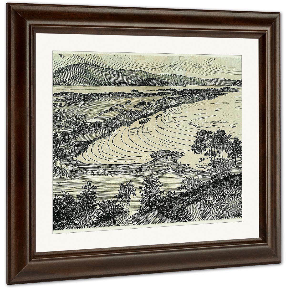 The Svanøy Bay (Also Known As Svanøybukten) 1 By Nicolai Astrup Fine Art Print