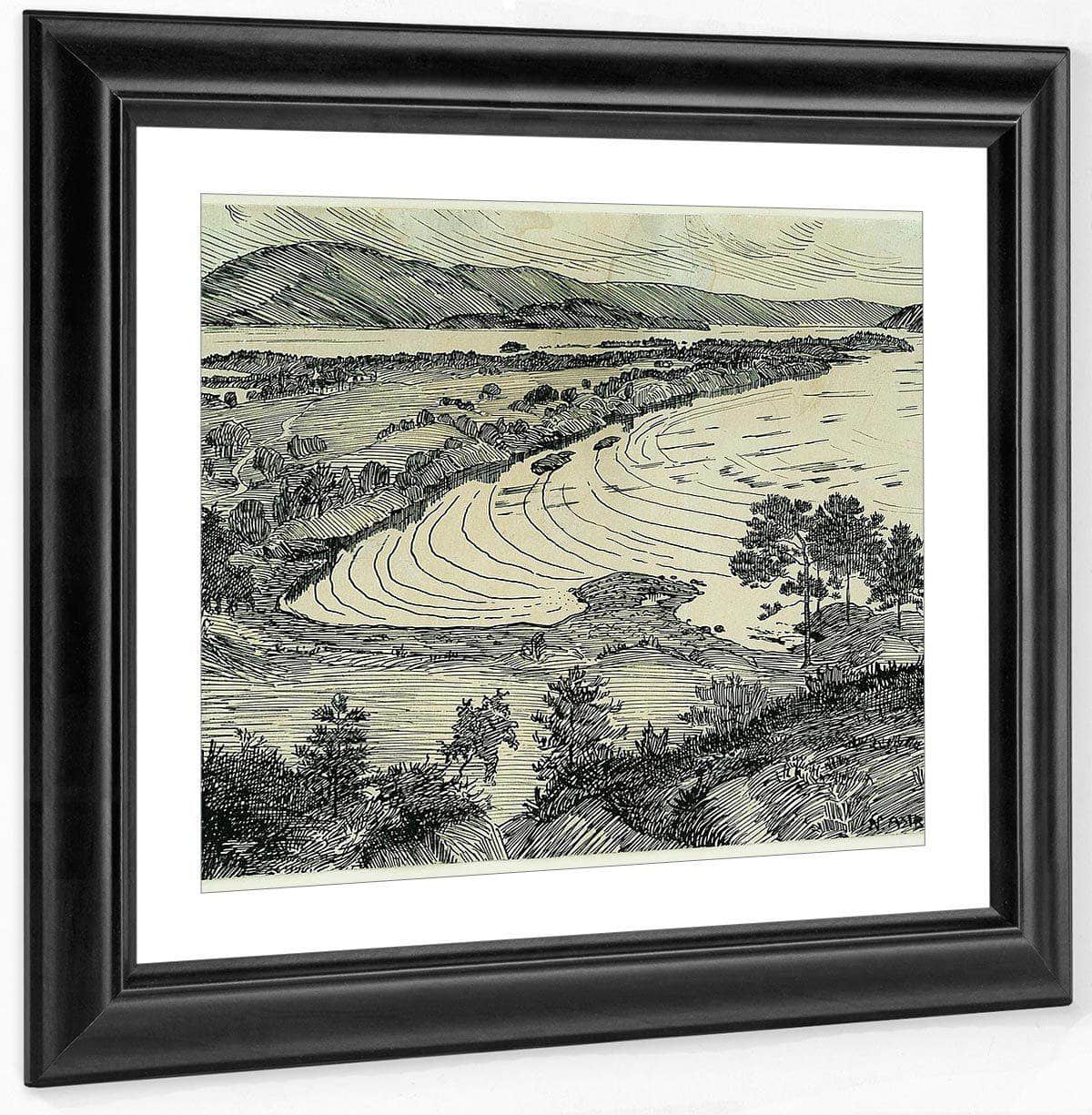 The Svanøy Bay (Also Known As Svanøybukten) 1 By Nicolai Astrup Fine Art Print