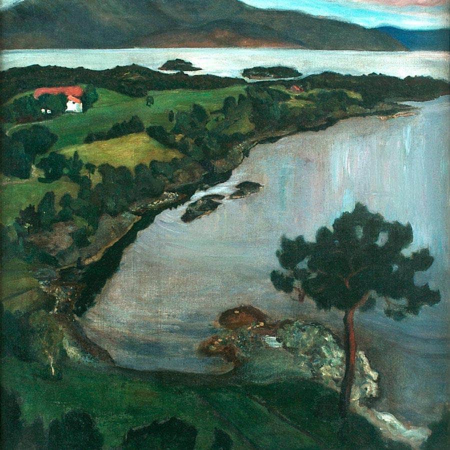 The Svanøy Bay (Also Known As Svanøybukten) By Nicolai Astrup Fine Art Print