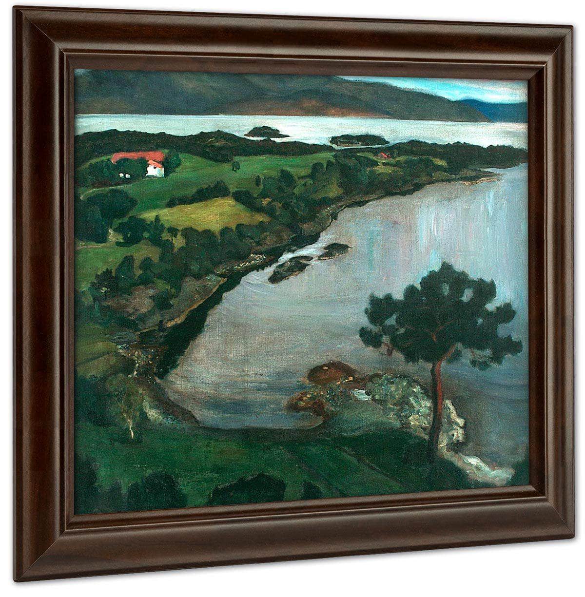 The Svanøy Bay (Also Known As Svanøybukten) By Nicolai Astrup Fine Art Print