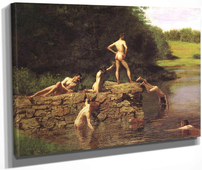 The Swimming Hole 1885 By Thomas Eakins Fine Art Print
