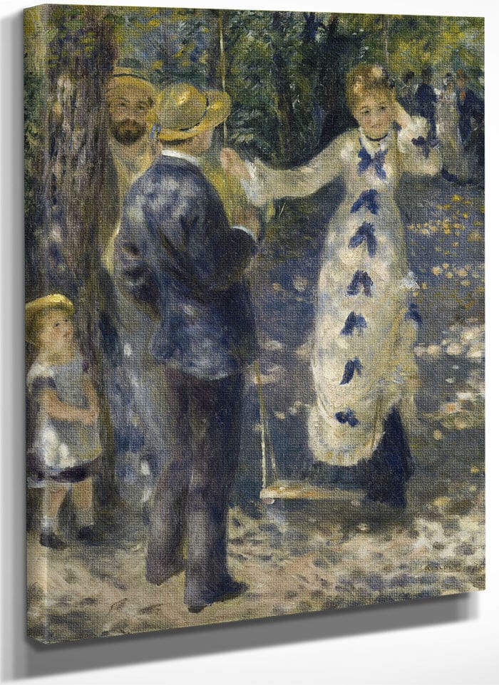 The Swing By Pierre Auguste Renoir Fine Art Print