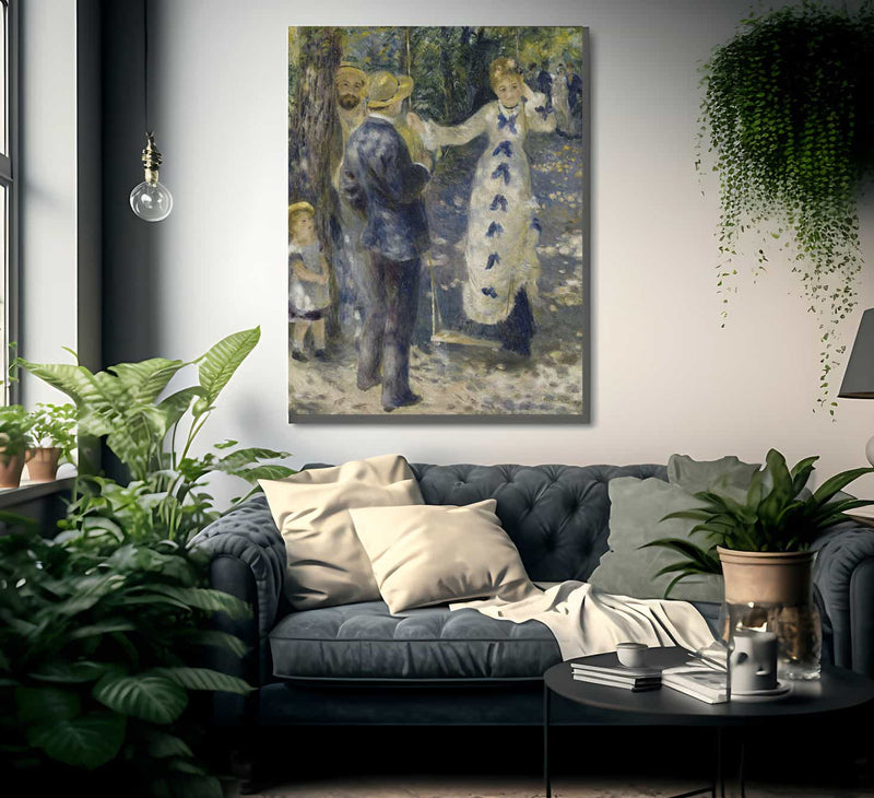 The Swing By Pierre Auguste Renoir Fine Art Print