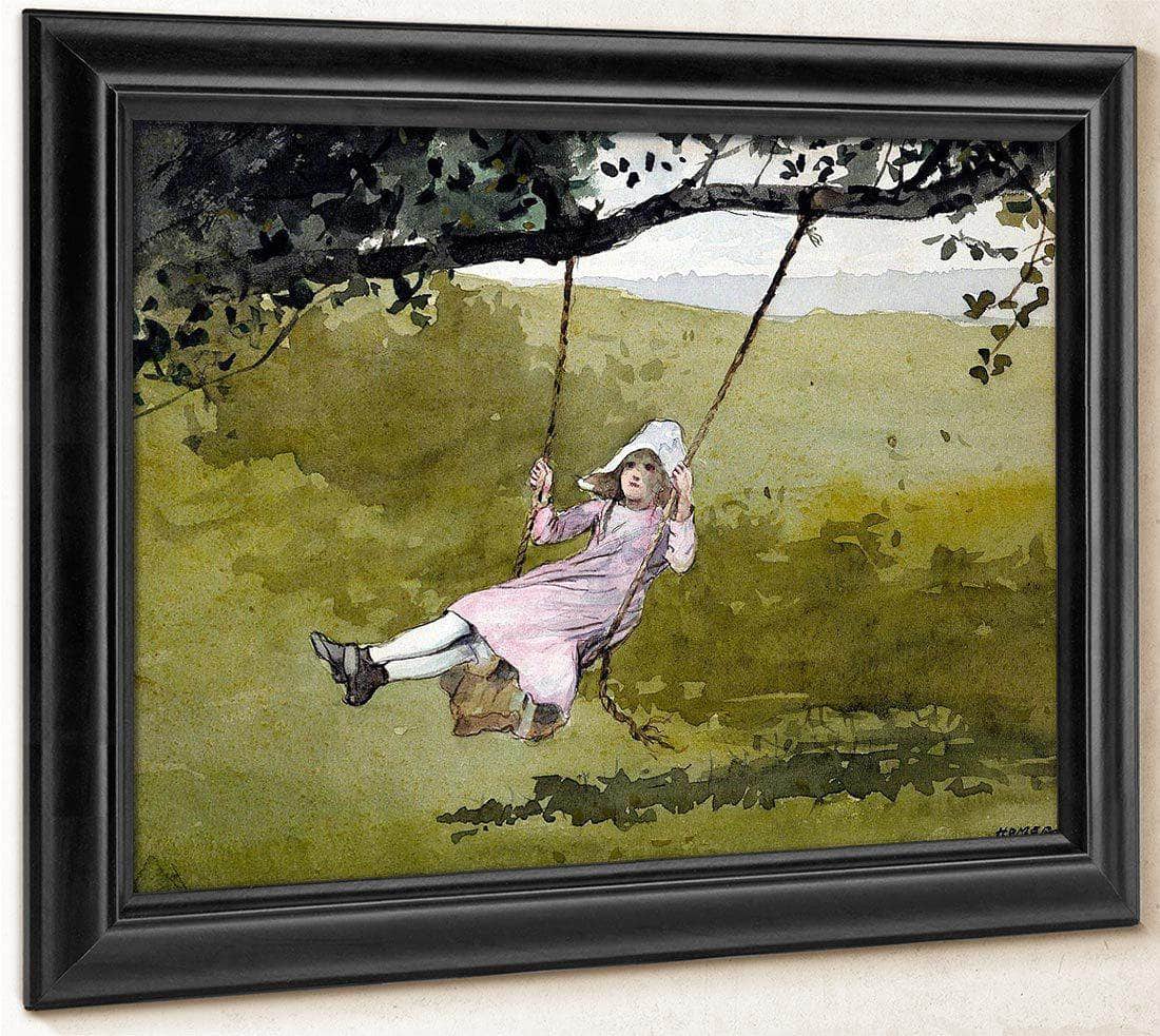 The Swing By Winslow Homer Fine Art Print