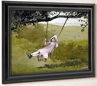 The Swing By Winslow Homer Fine Art Print