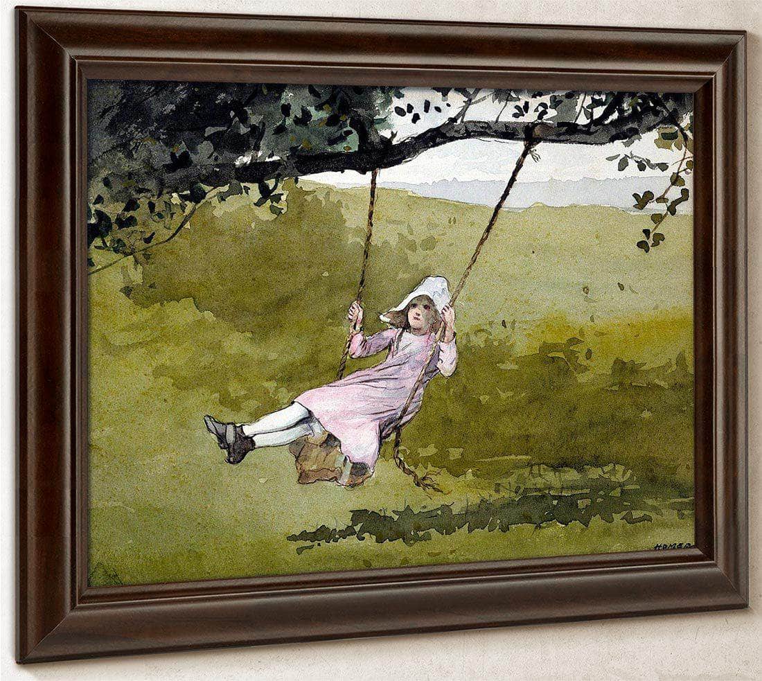 The Swing By Winslow Homer Fine Art Print