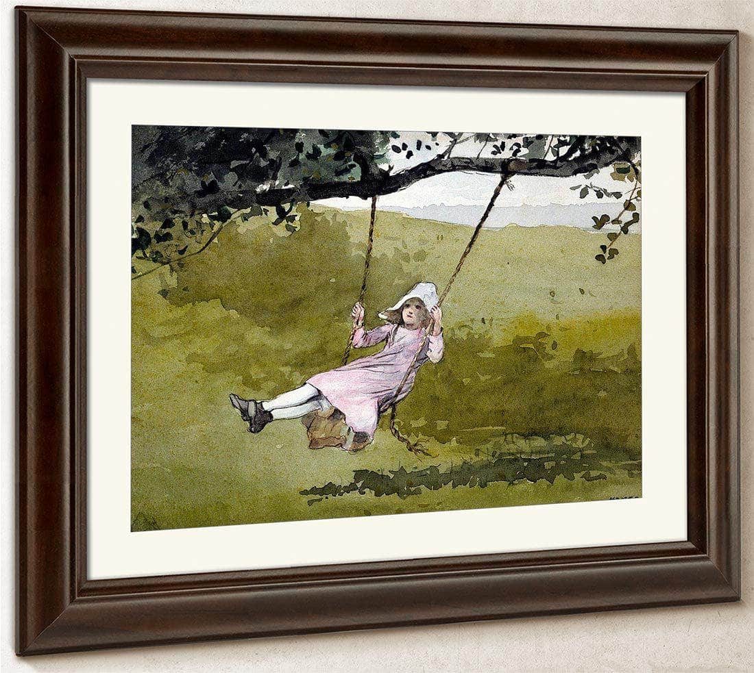 The Swing By Winslow Homer Fine Art Print