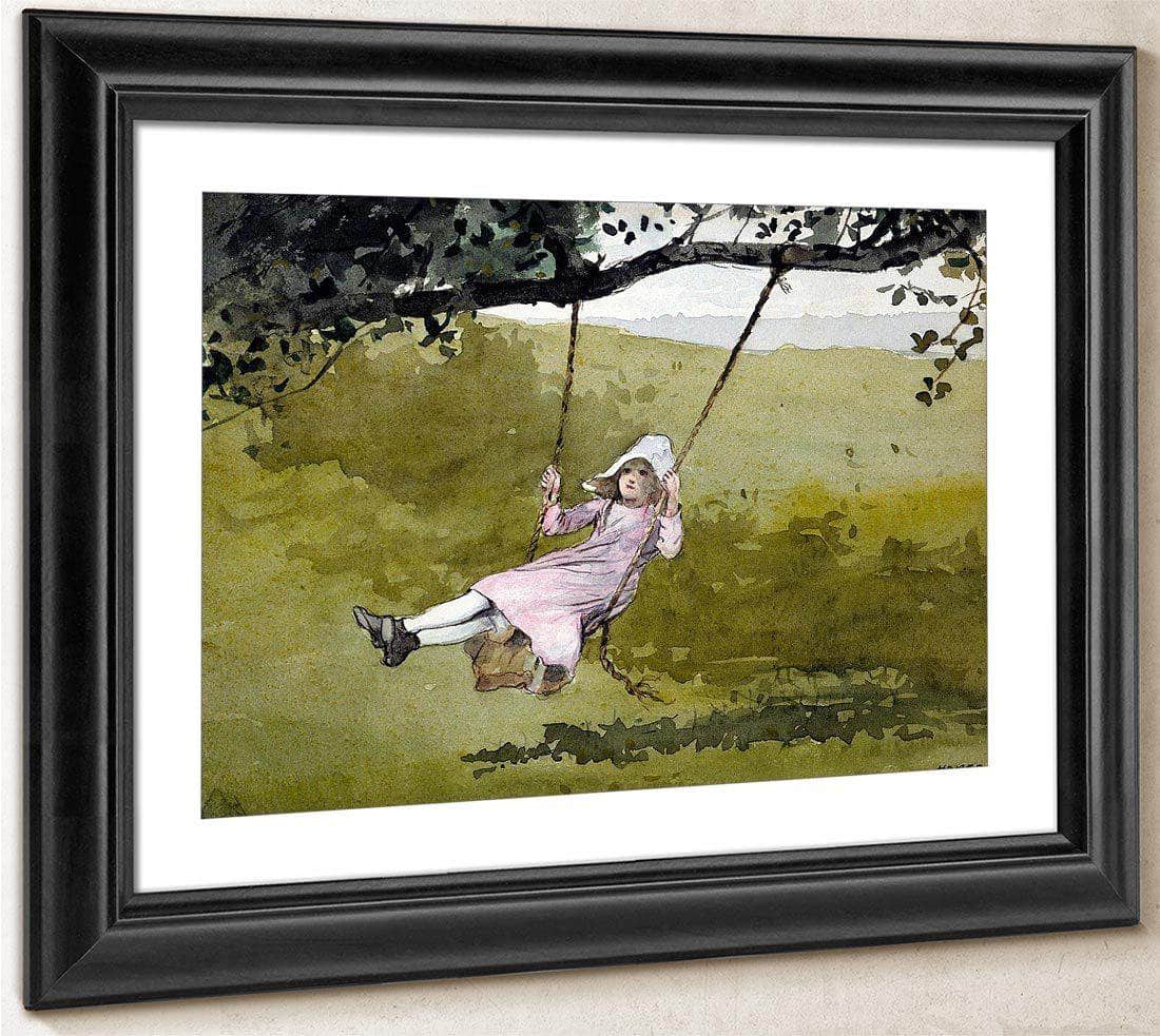 The Swing By Winslow Homer Fine Art Print