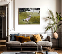 The Swing By Winslow Homer Fine Art Print