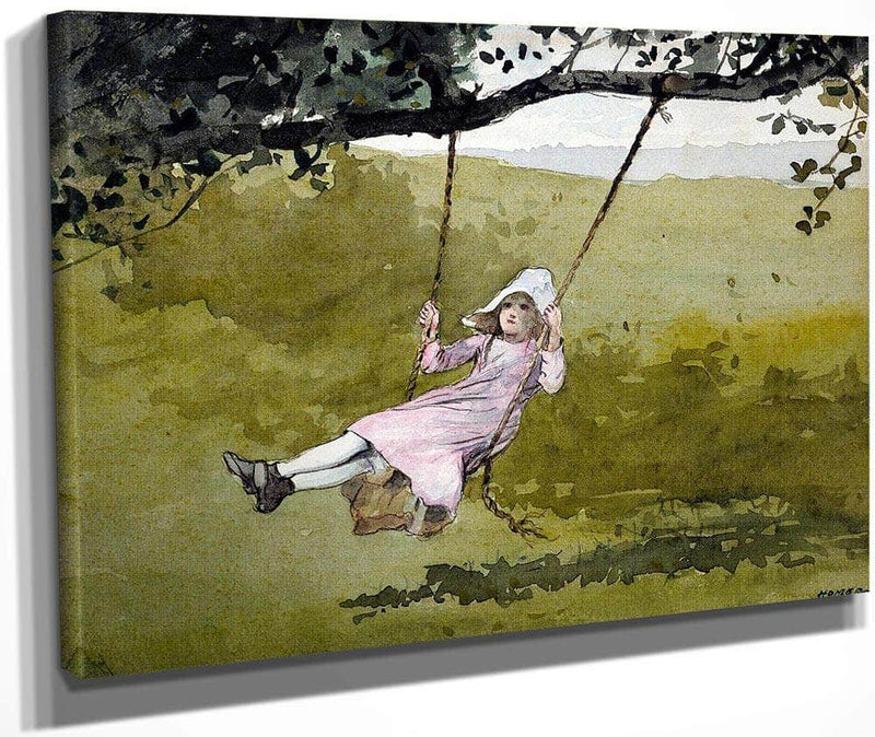 The Swing By Winslow Homer Fine Art Print