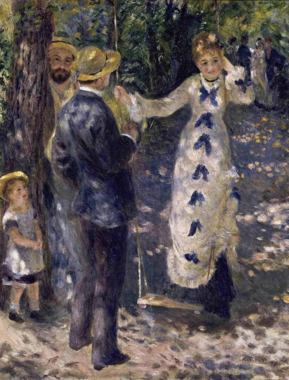 The Swing Painting Auguste Renoir Canvas Art Fine Art Print