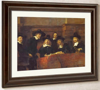 The Syndics Of The Cothmake's Guild, 1662 By Rembrandt Fine Art Print