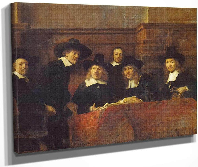 The Syndics Of The Cothmake's Guild, 1662 By Rembrandt Fine Art Print