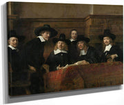 The Syndics  The Sampling Officials (Wardens) Of The Amsterdam Drapers By Rembrandt Fine Art Print