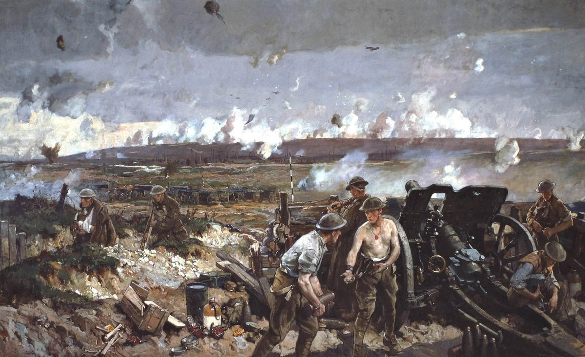 The Taking Of Vimy Ridge Painting Richard Jack Canvas Art Fine Art Print