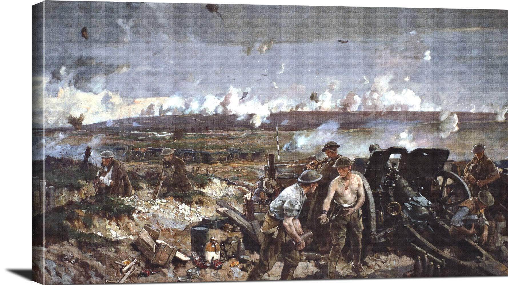 The Taking Of Vimy Ridge Painting Richard Jack Canvas Art Fine Art Print