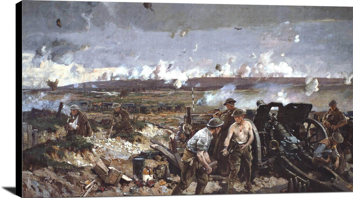 The Taking Of Vimy Ridge Painting Richard Jack Canvas Art Fine Art Print