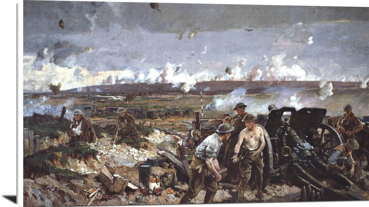 The Taking Of Vimy Ridge Painting Richard Jack Canvas Art Fine Art Print