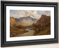The Tay Near Dunkeld Scotland By Alfred De Breanski Fine Art Print