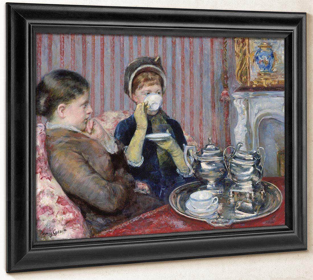 The Tea By Cassatt Mary Fine Art Print